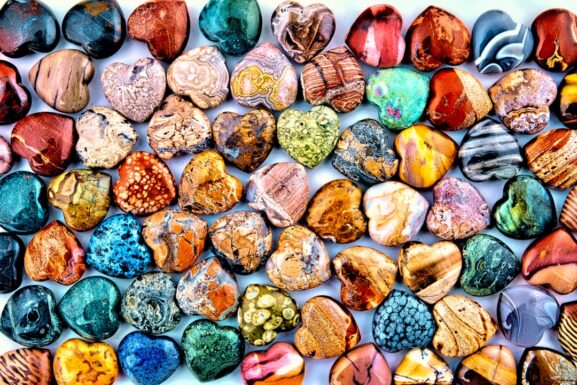 Photo Colorful gemstones