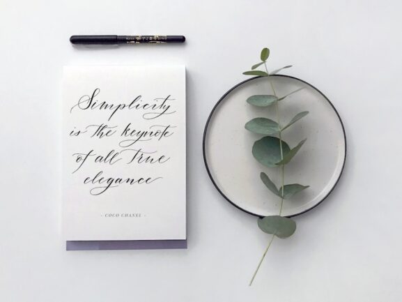 Photo Elegant Calligraphy